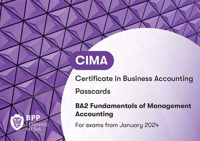 BA2 Fundamentals of Management Accounting