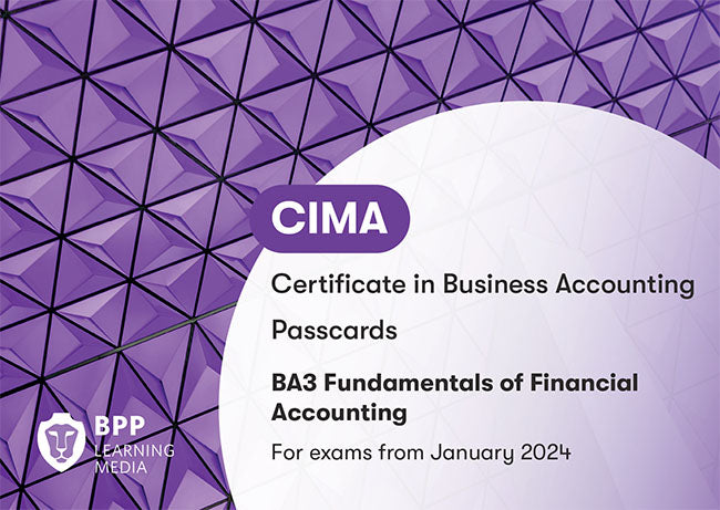 BA3 Fundamentals of Financial Accounting