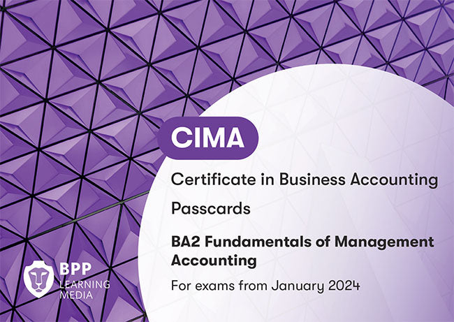 BA2 Fundamentals Of Management Accounting – Learning Media