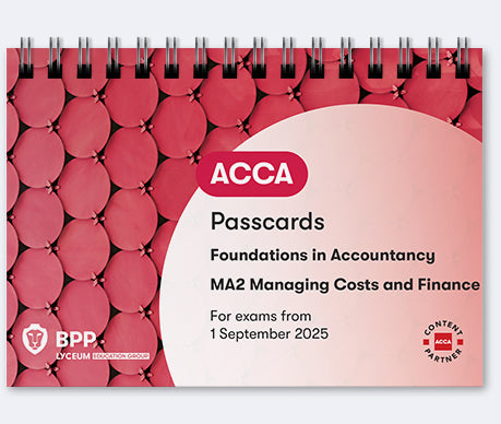 Managing Costs and Finances MA2