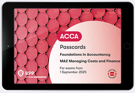Managing Costs and Finances MA2
