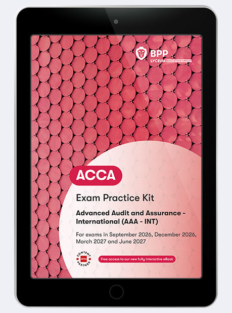 Advanced Audit and Assurance (International)