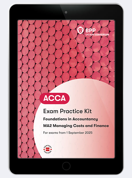 Managing Costs and Finances MA2